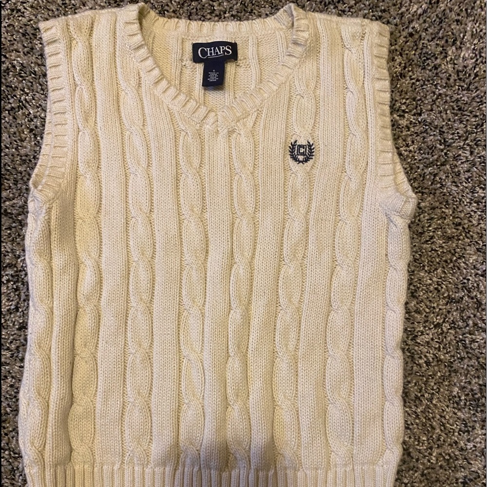 Chaps sweater vest